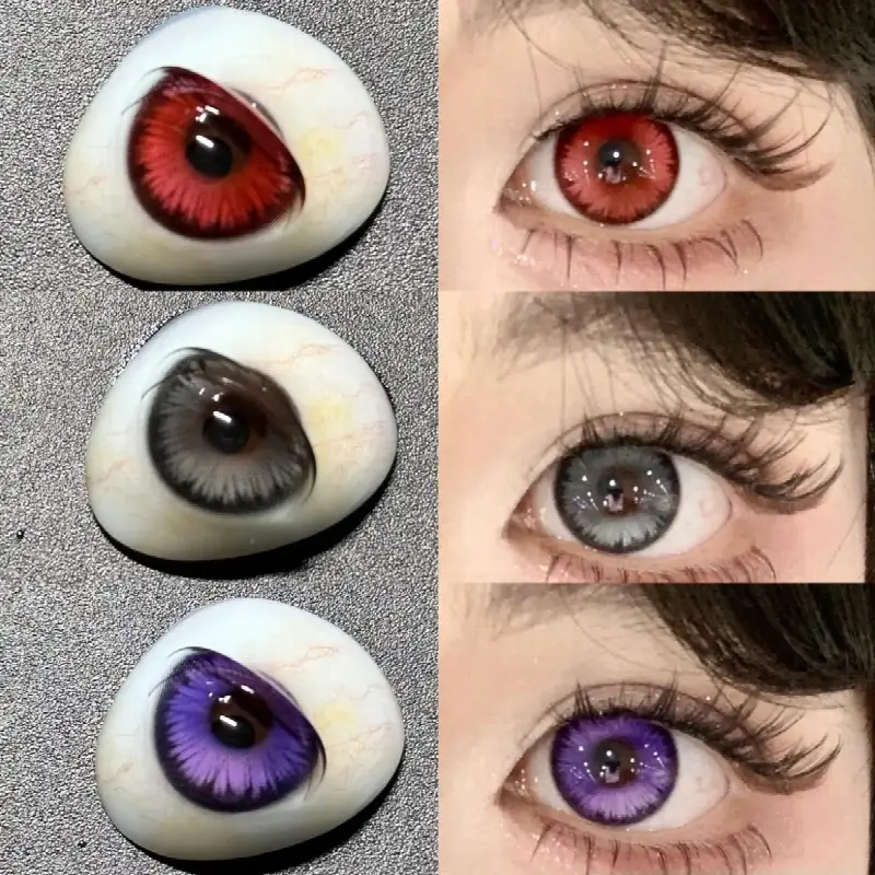 EyeLensy Icy Petal Red | 6 Months