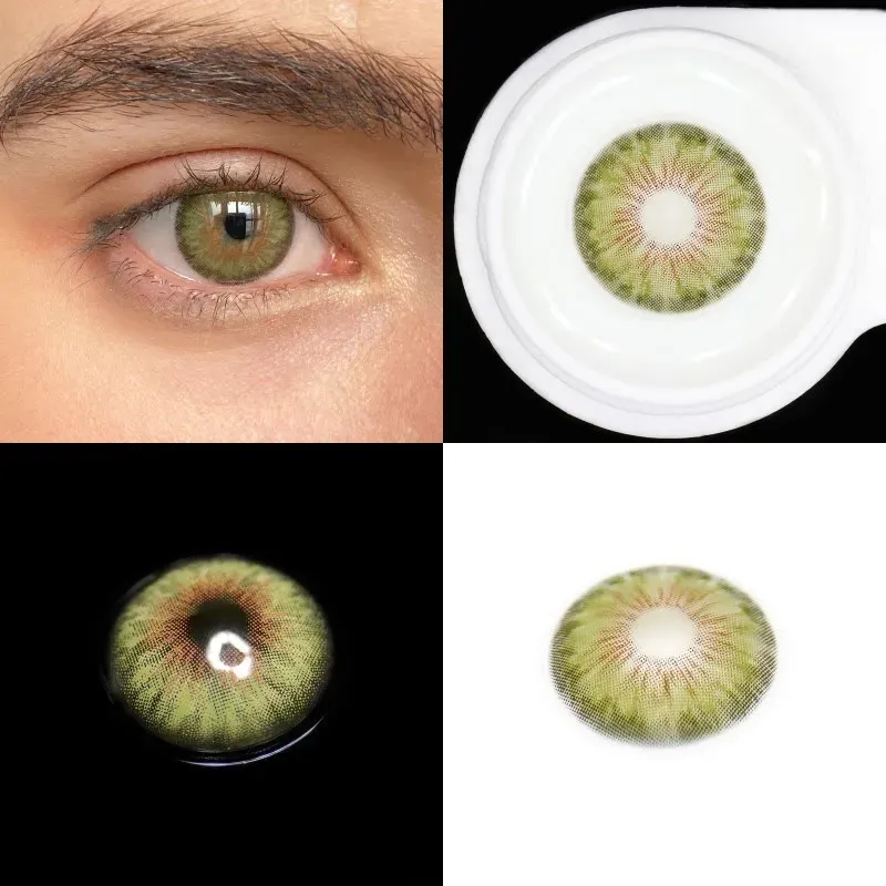 EyeLensy Kleopatra Grün Farbige Kontaktlinsen 1 Jahr