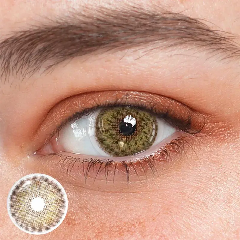 EyeLensy Malá duhovka hnědá Barevné Kontaktní Čočky 1 Rok