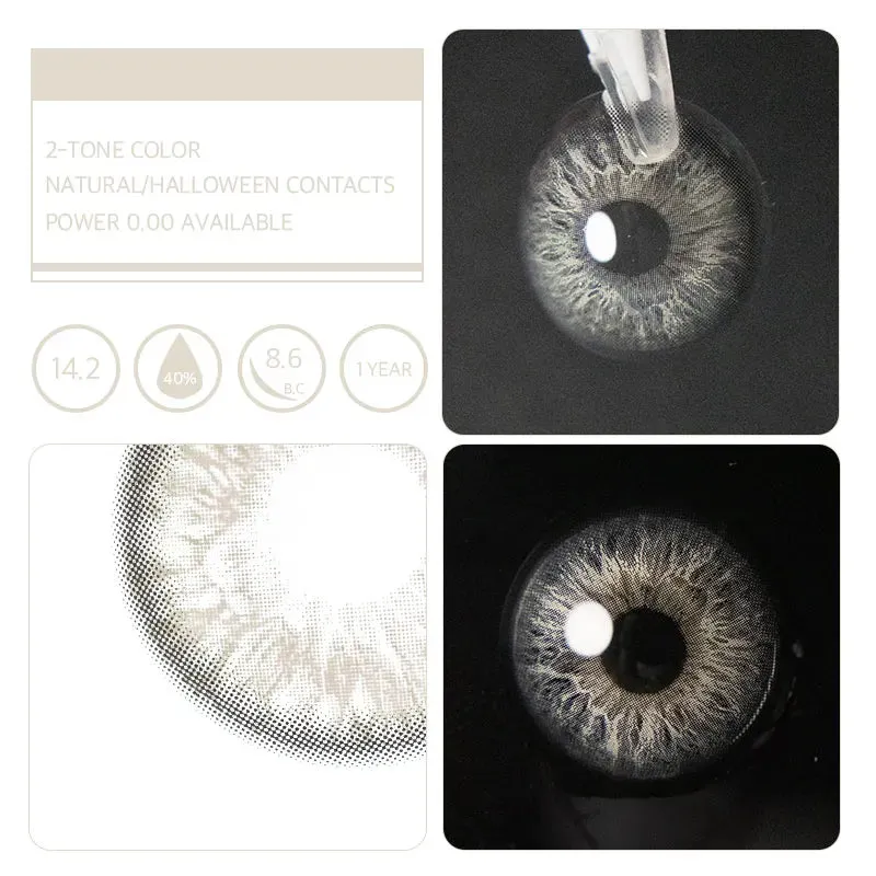 EyeLensy Courtship Grey | 1 Year